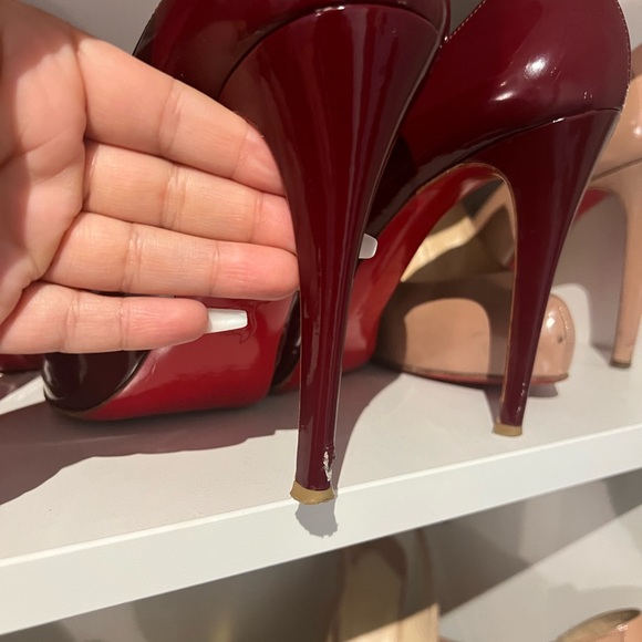 COPY - Christian louboutin size 39 maroon pump - Picture 4 of 4